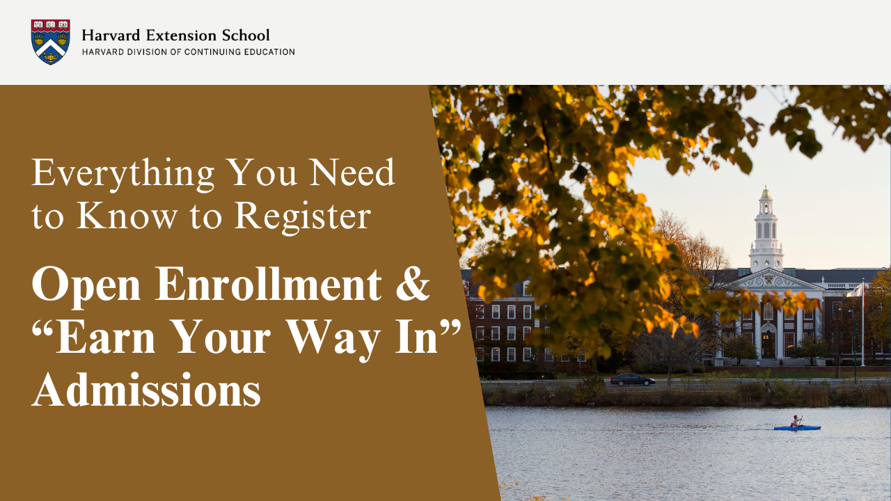 Open Enrollment & Earn Your Way In Admissions